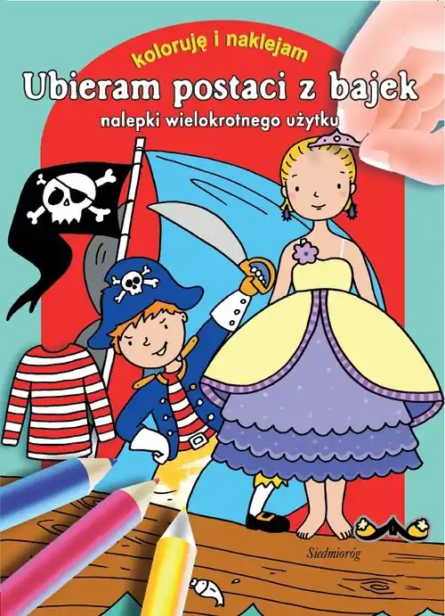 Naklejanki - Ubieram postaci z bajek SIEDMIORÓG Premium