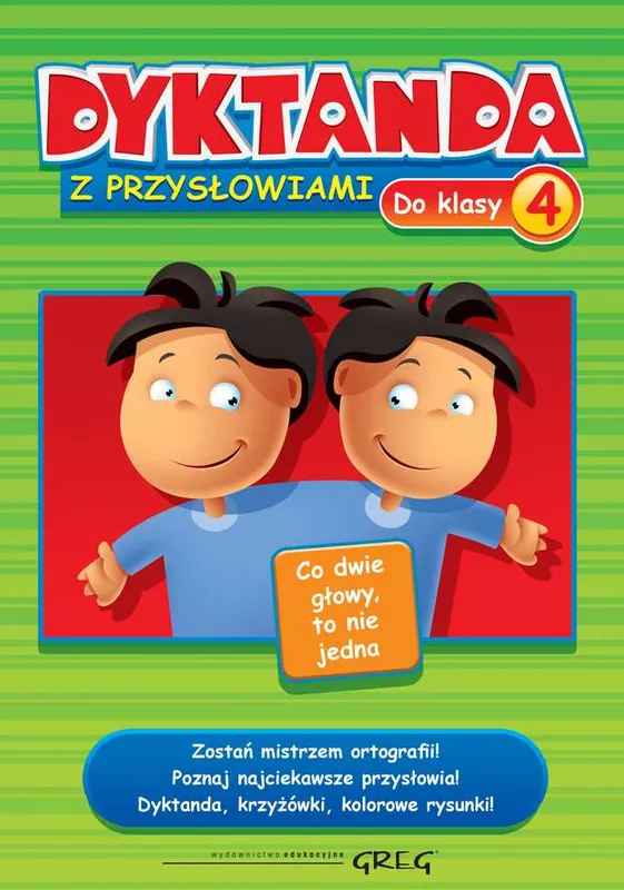 Cena promocyjna Dyktanda z przysłowiami do klasy 4 GREG