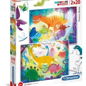 Puzzle 2x20 Funny Dinos Tani