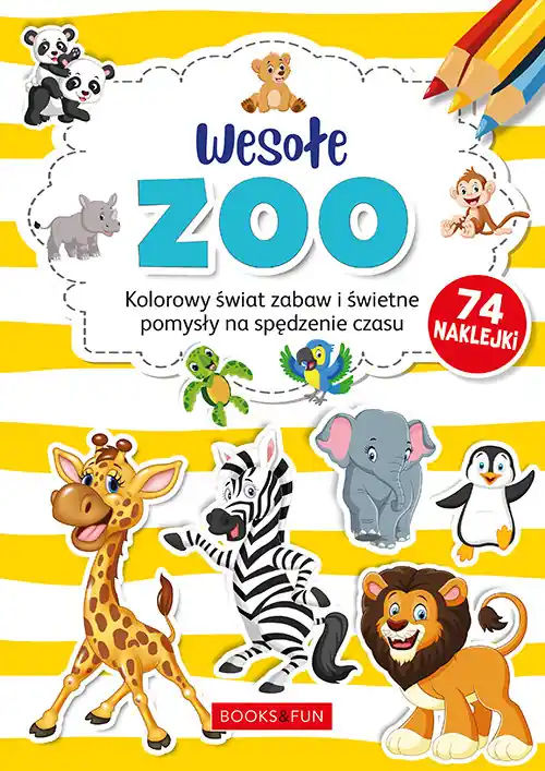 WESOŁE ZOO PLUS NAKLEJKI Z BROKATEM Kup teraz