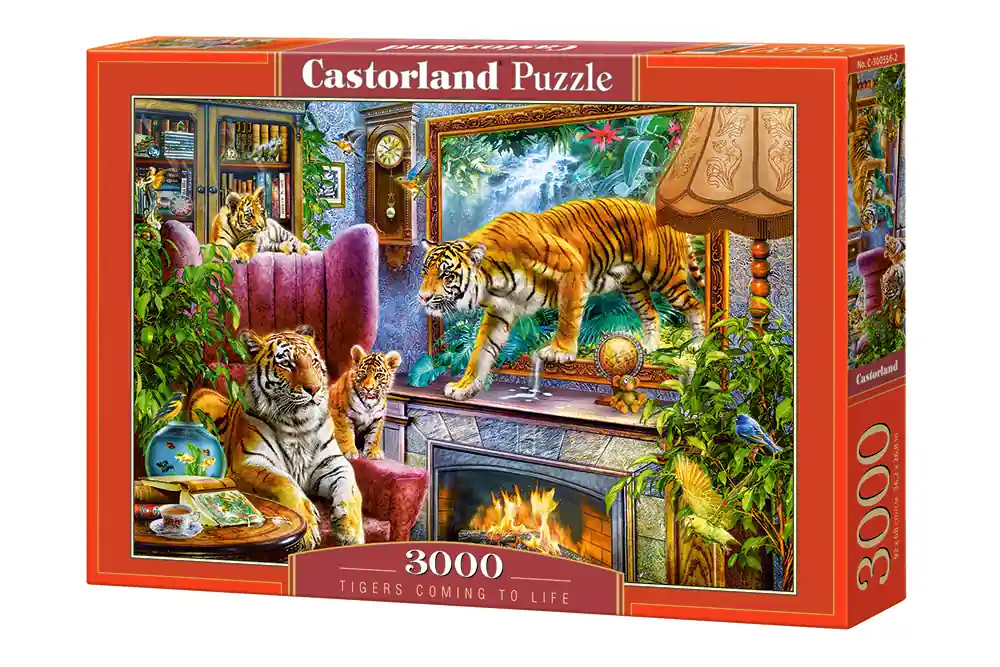 Puzzle 3000 Tigers Coming to Life CASTOR Oferta
