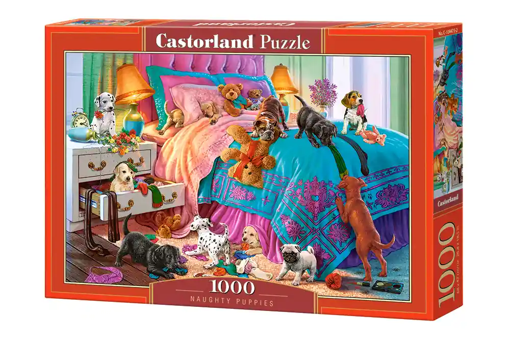 Puzzle 1000 Naughty Puppies CASTOR Oferta
