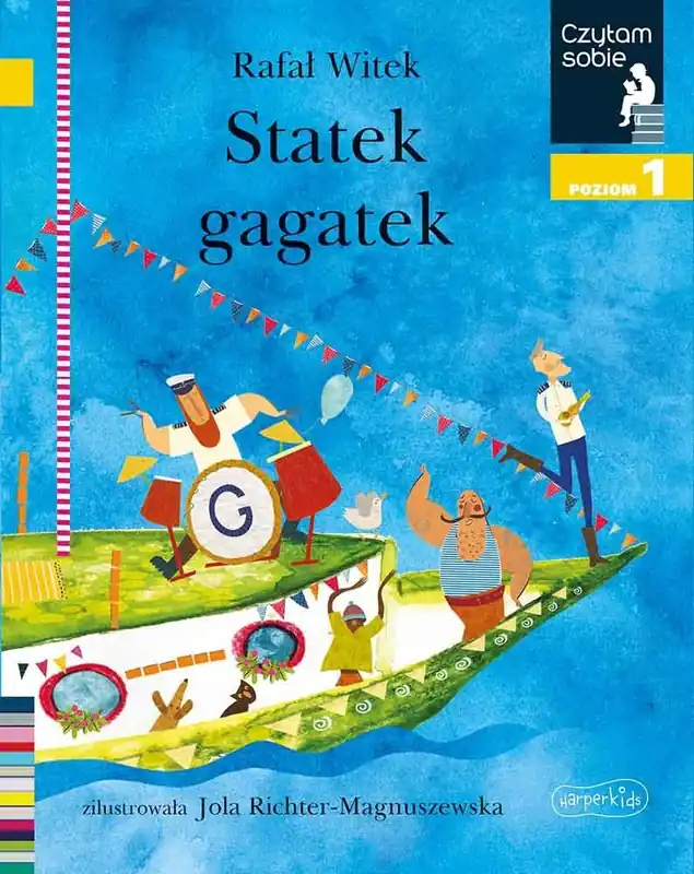 Statek gagatek. Czytam sobie. Poziom 1 Łatwy zwrot