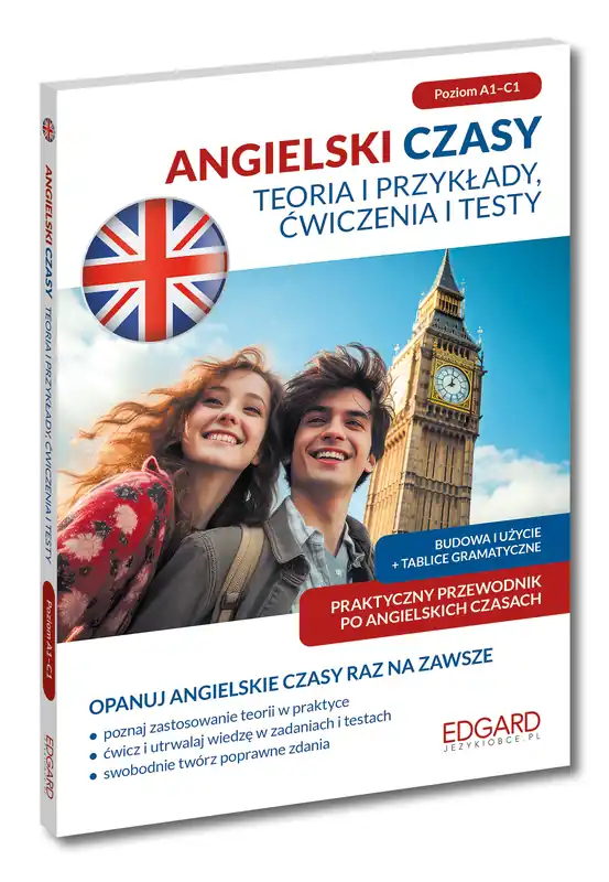 Angielski. Czasy. Teoria i przykłady, ćwiczenia i testy Szybka dostawa