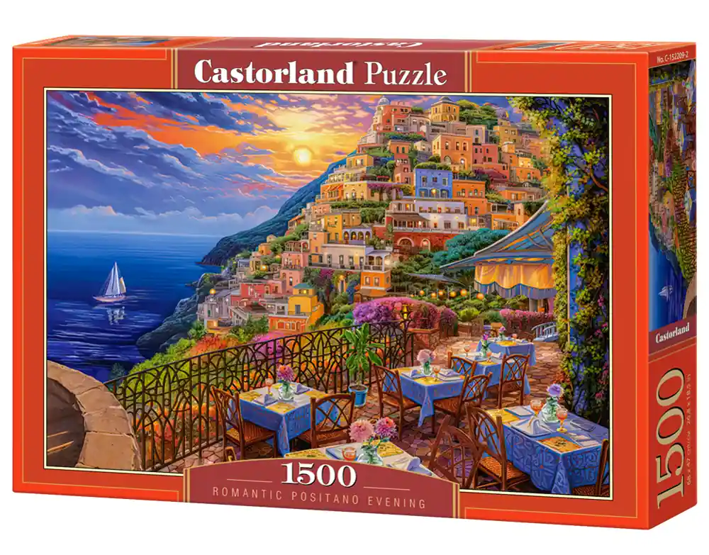 Puzzle 1500 Romantic Positano Evening Szybka wysyłka