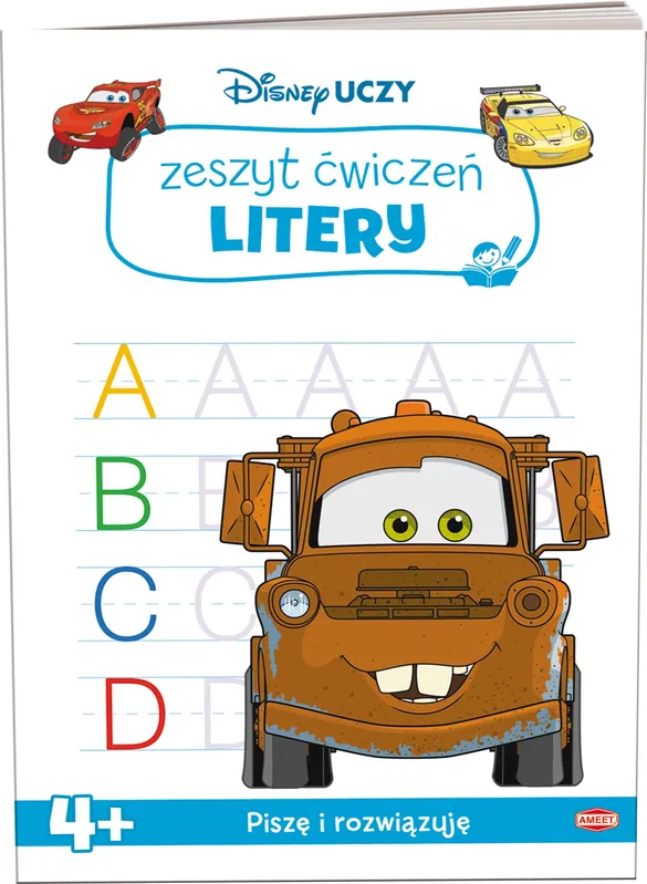 Oferta limitowana Disney Uczy Zeszyt ćwiczeń Litery