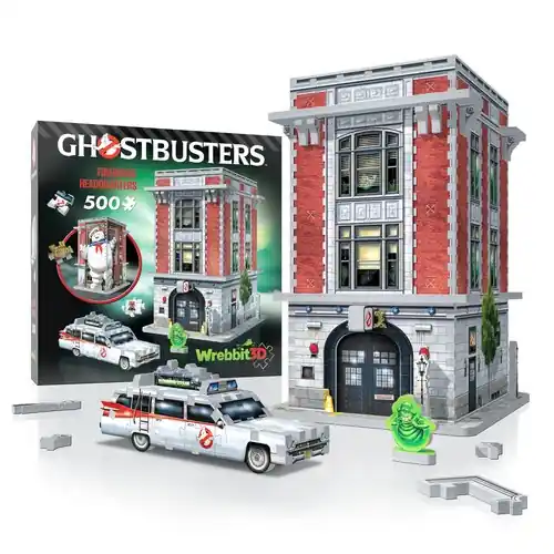 Wrebbit 3D puzzle Ghostbusters Firehouse HQ 500 el Oferta limitowana