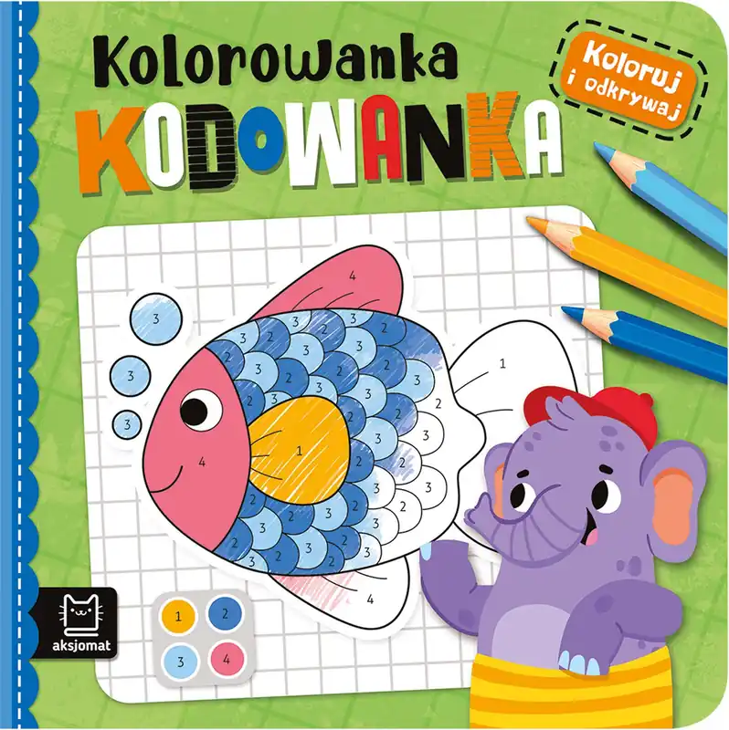 Kup online Koloruj i odkrywaj. Kolorowanka kodowanka