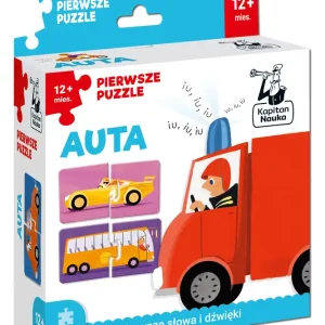 Niska cena Kapitan Nauka. Auta. Pierwsze puzzle