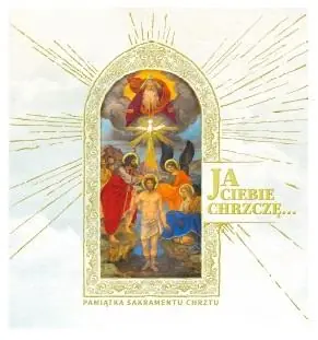 Ja Ciebie chrzczę.. Pamiątka Sakramentu Chrztu Promocja
