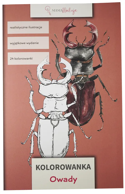 Szybka wysyłka Kolorowanka Owady