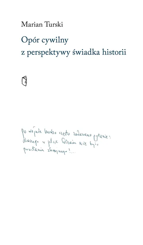 Opór cywilny z perspektywy świadka historii Bezpieczna płatność