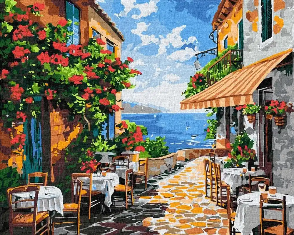 Zamów dziś Malowanie po numerach - Cichy zakątek 40x50cm