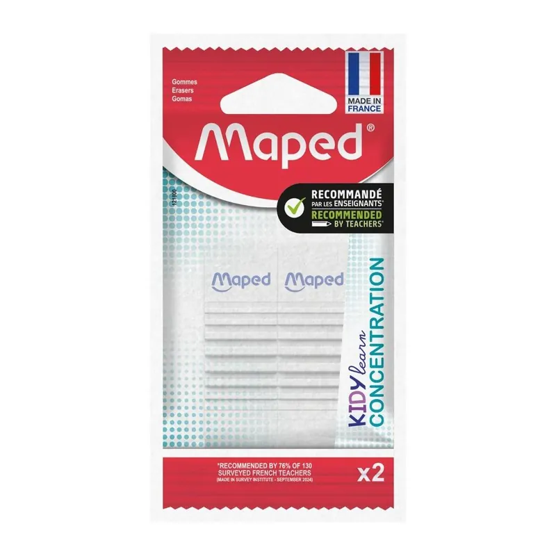 Gumka KidyLearn Concentration 2 szt MAPED Szybka wysyłka