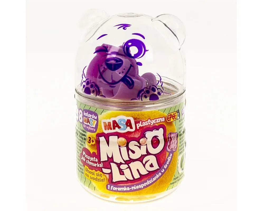 Misiolina Masa plastyczna żółta 60g + 1 foremka Oferta