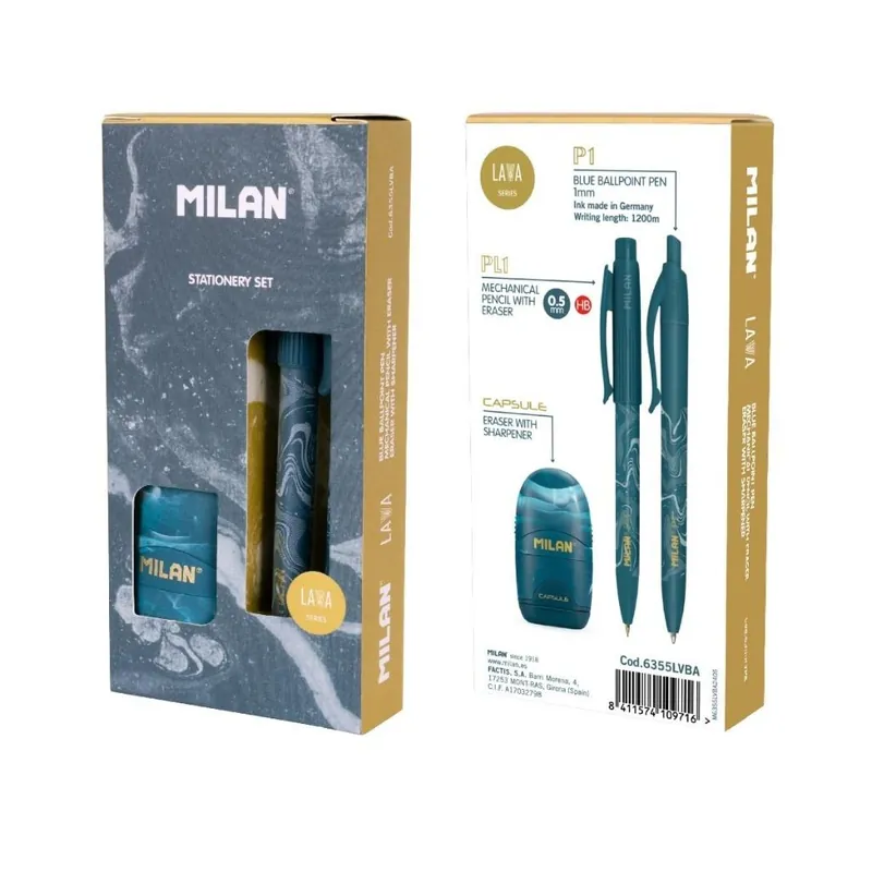 Zestaw prezentowy Lava niebieski MILAN Kup teraz