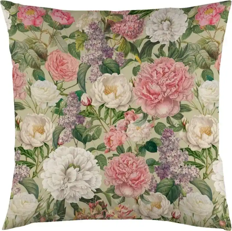 Promocja Poszewka na poduszkę 50x50cm - Piwonie i róże