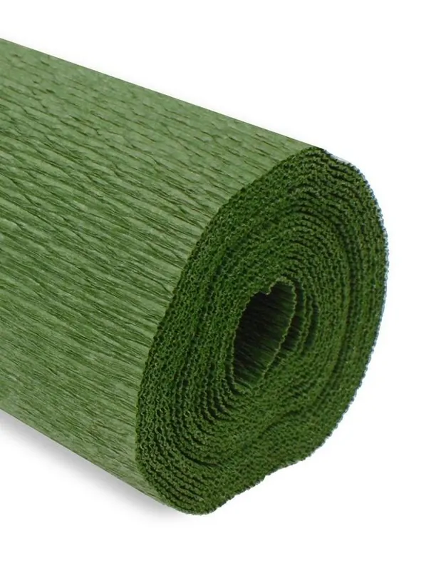 Krepina 50x250cm 180g ciemna zielona Nowy