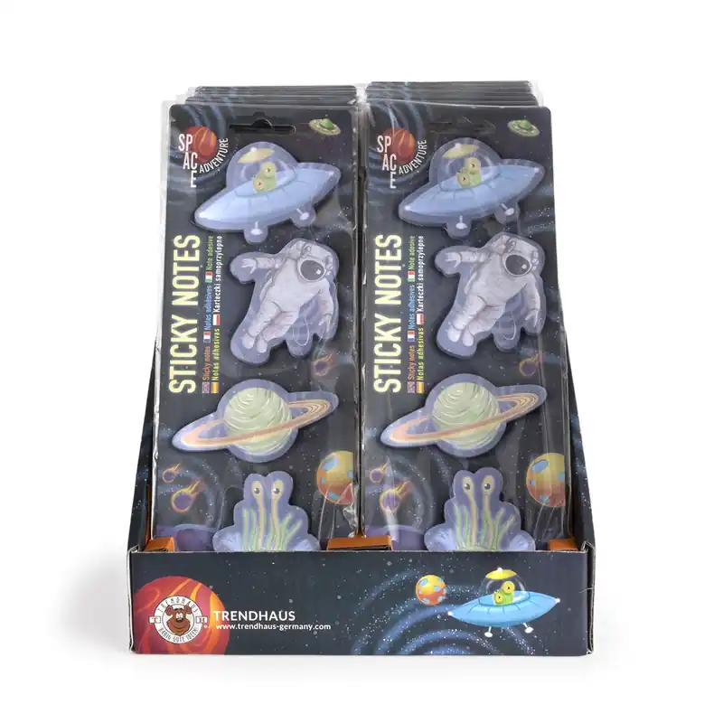 Karteczki samoprzylepne SPACE ADVENTURE 1szt.mix Darmowy zwrot