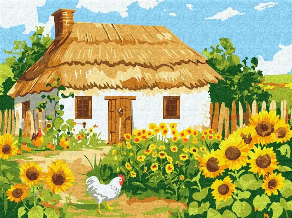 Malowanie po numerach - Rodzimy dom 30x40cm Oferta