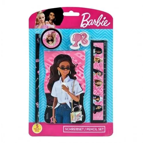 Zestaw przyborów szkolnych Barbie 5el Premium