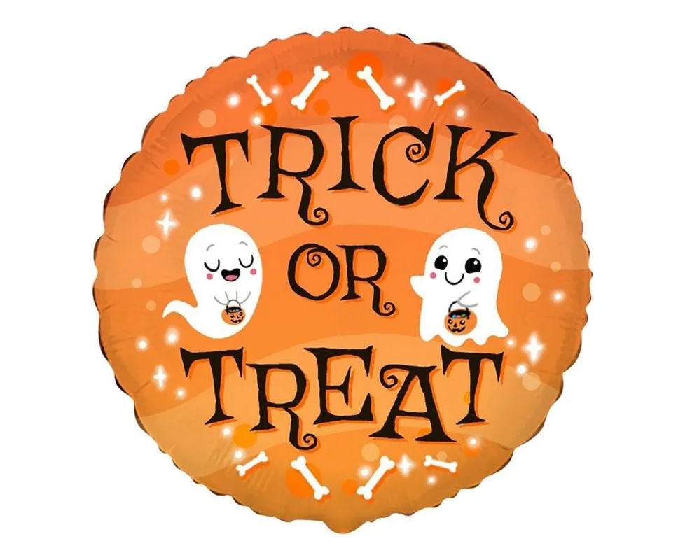 Balon foliowy Trick or treat 48cm Wyprzedaż