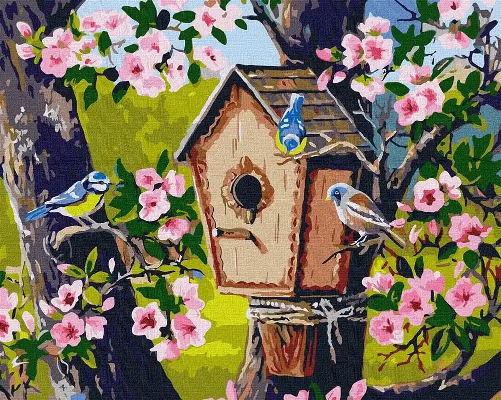 Ograniczona ilość Malowanie po numerach - Parapetówka 40x50cm