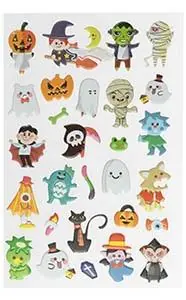 Piankowe naklejki halloweenowe Szybka wysyłka