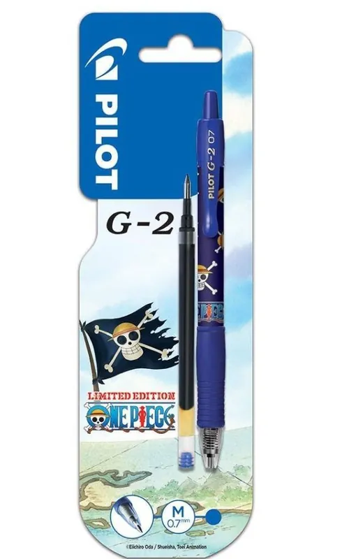 Długopis żelowy G2 0,7mm + wkład nieb One Piece Oferta limitowana