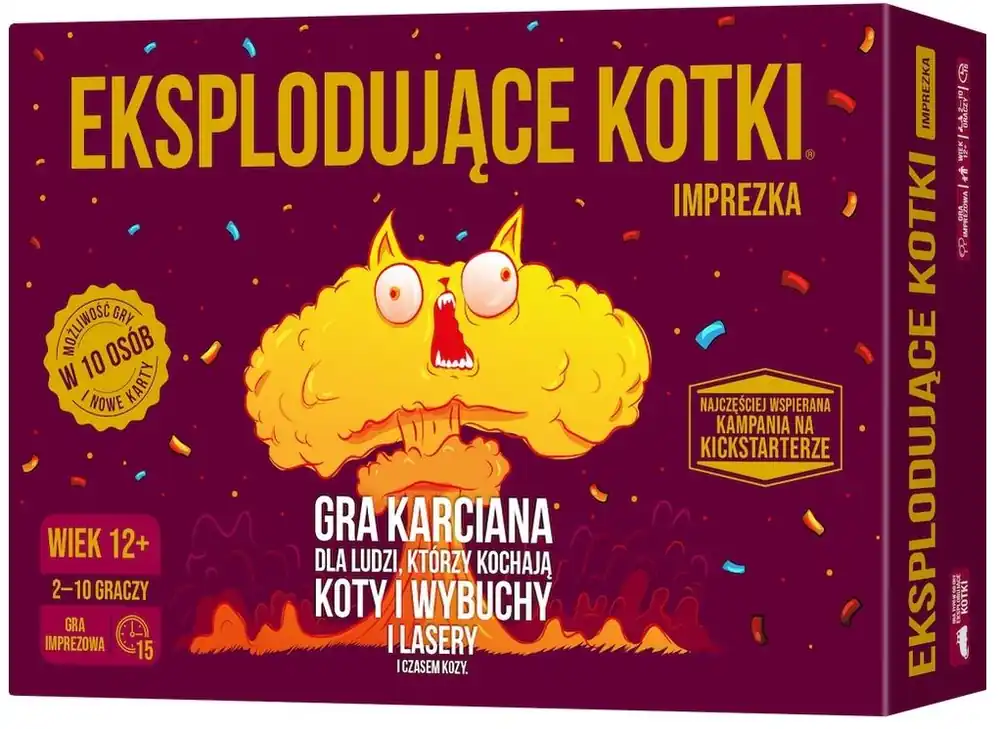 Zamów dziś Eksplodujące Kotki: Imprezka (cicha wersja) REBEL