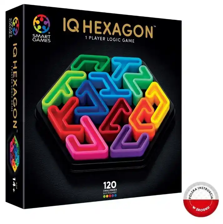 Smart Games IQ Hexagon (ENG) IUVI Games Dostępne od ręki