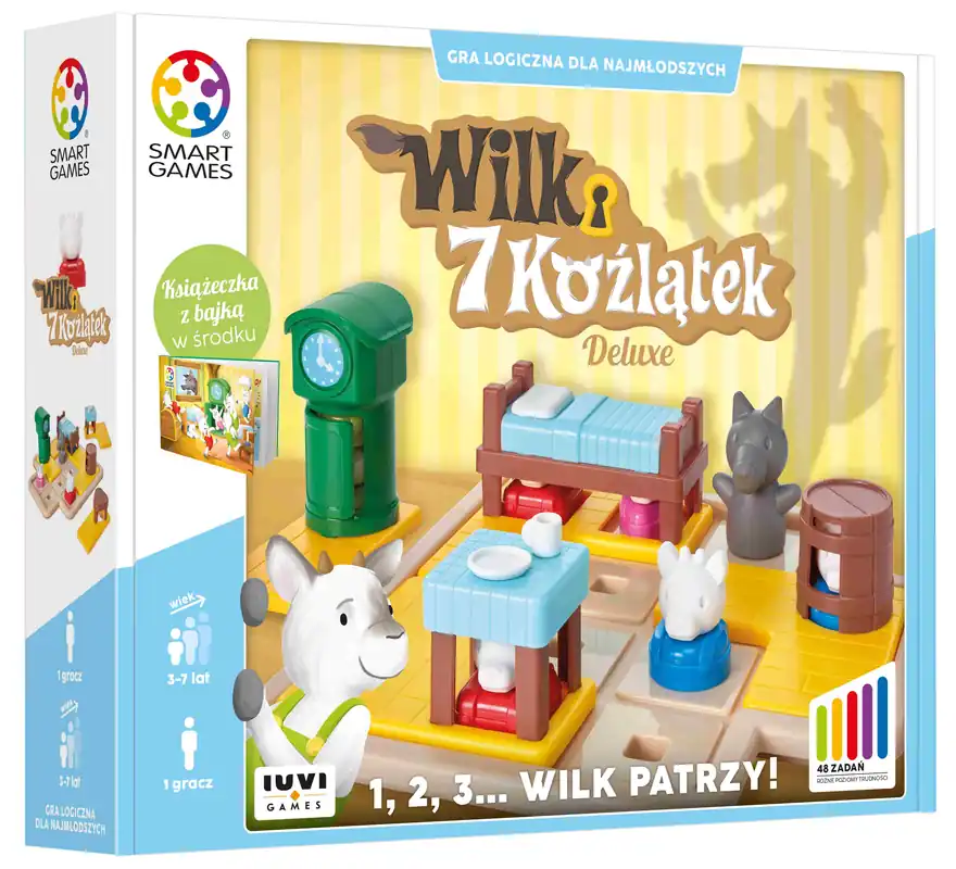 Smart Games Wilk i 7 koźlątek (PL) IUVI Games Rabat