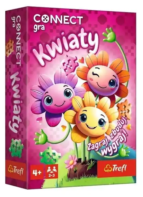 Bezpieczne zakupy Gra dla dzieci Connect Kwiaty