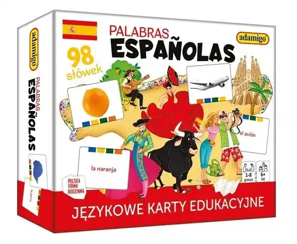 Palabras Espanolas - językowe karty edukacyjne Tylko dziś