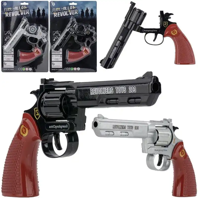 Pistolet na kapiszony metalowy MIX Cena promocyjna