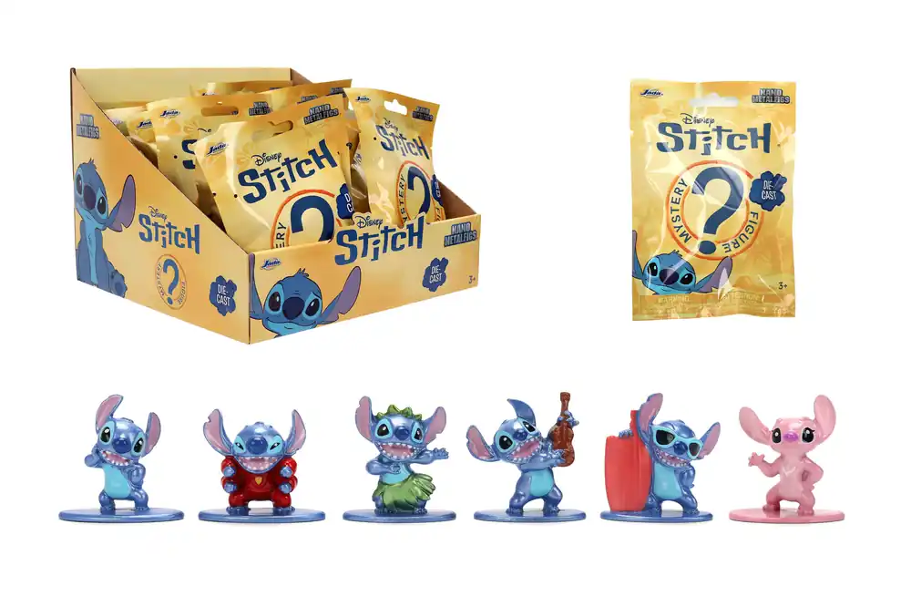 Metalowa figurka JADA Stitch 4cm 1szt.mix Bezpieczna płatność