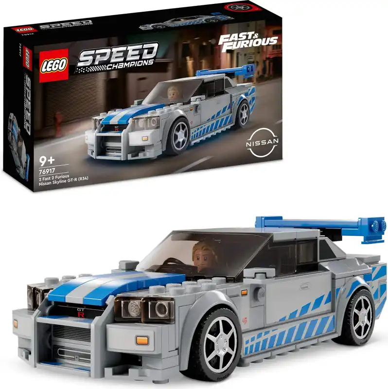 Tylko dziś Lego Speed Champions Nissan Skyline GT-R R34 76917