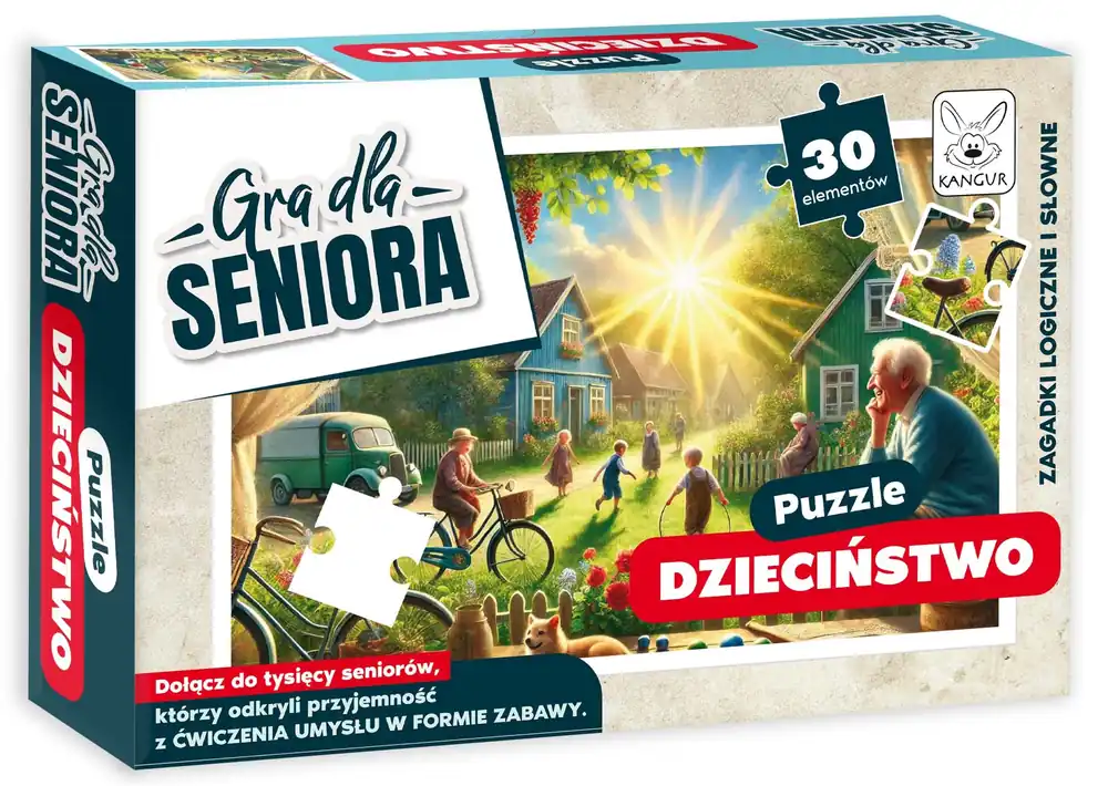 Puzzle Dzieciństwo Gra dla Seniora Łatwy zwrot