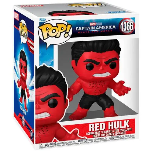 Bezpieczne zakupy Figurka Super Marvel Red Hulk Funko Pop