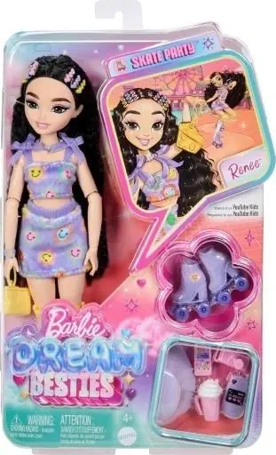 Barbie DreamBesties. Lalka Renee na wrotkach JFX99 Zamów dziś