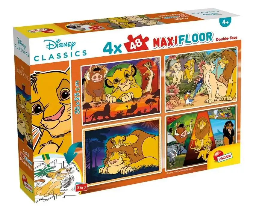 Puzzle Maxifloor 4x48 Disney Król Lew Sprawdź teraz