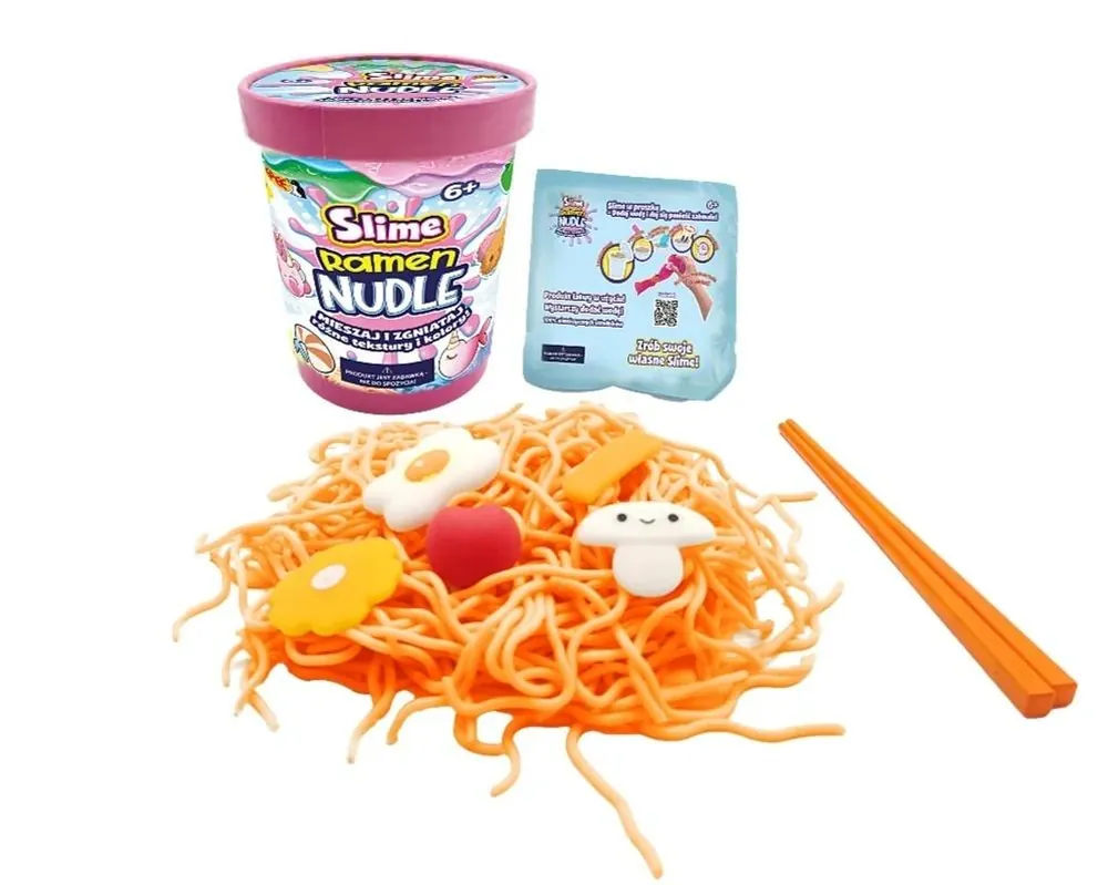 Slime Ramen Nudle uśmiechnięty grzybek Oferta limitowana