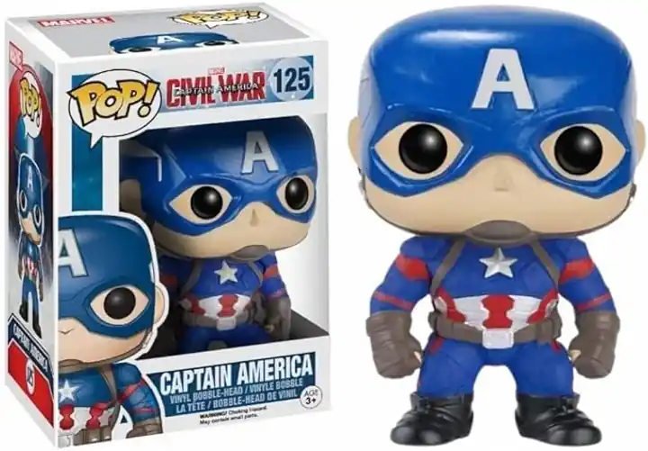 Taniej Figurka Civil War Captain America 125 Funko Pop
