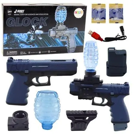 Pistolet automatyczny na kulki wodne niebieski Dodaj do koszyka