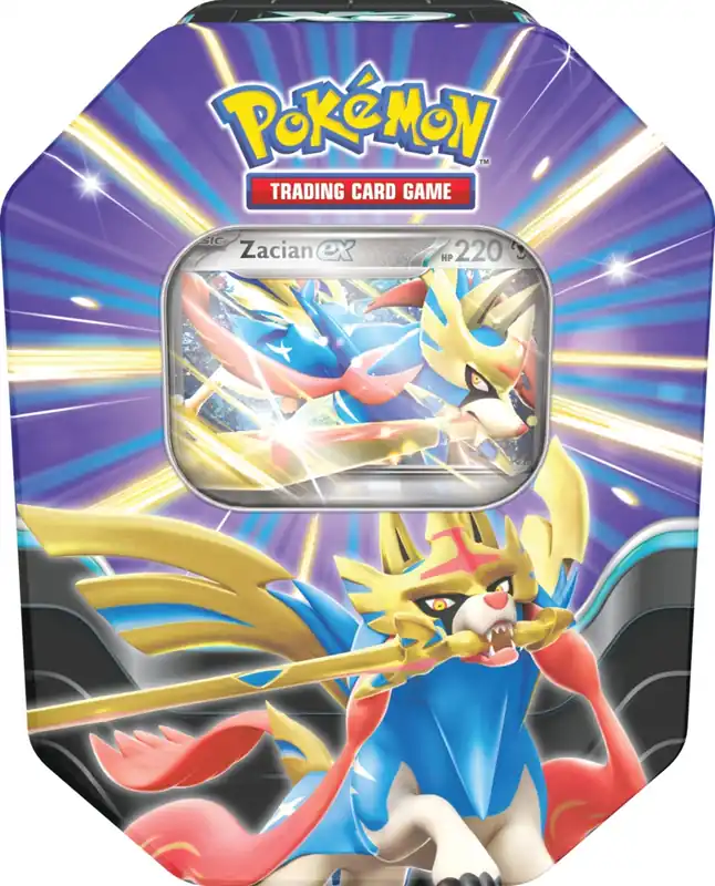 Pokemon TCG Summer Tin 2025 Zacian ex Darmowy zwrot
