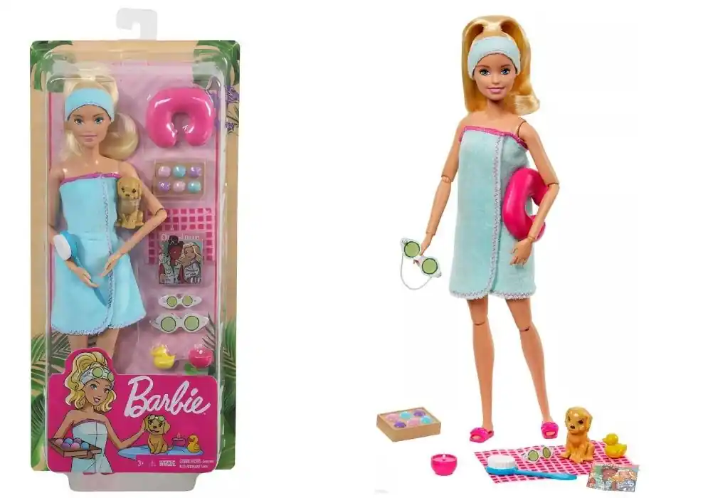 Dodaj do koszyka Barbie lalka Wellness relaks