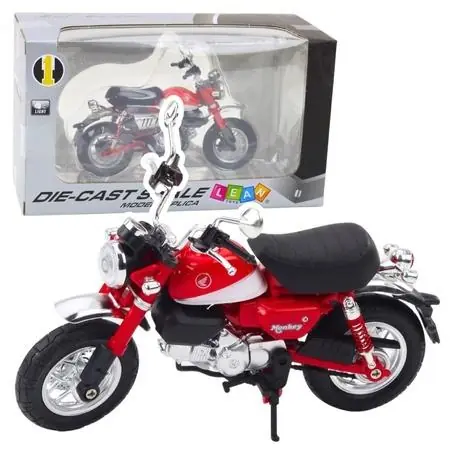 Motocykl retro czerwony 1:12 Tani